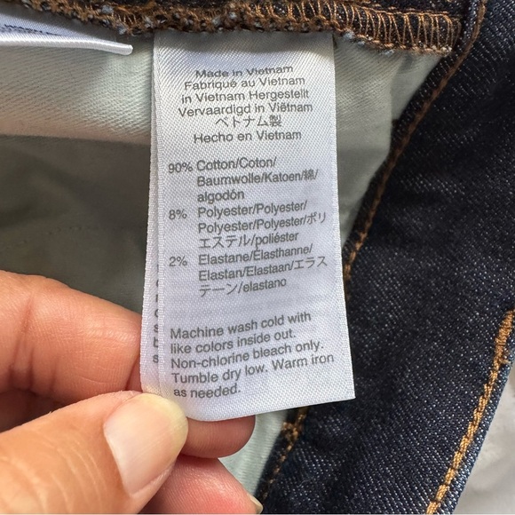 J.Crew Dark Wash Straight Leg Jeans Women’s Size 29 (8 US) - Picture 6 of 7